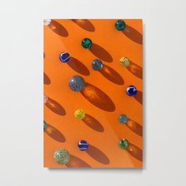 where did my marbles go ?  Metal Print