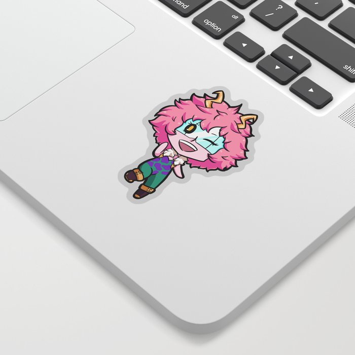 My Hero Academia Mina Ashido Sticker Sticker By Arlyis Society6