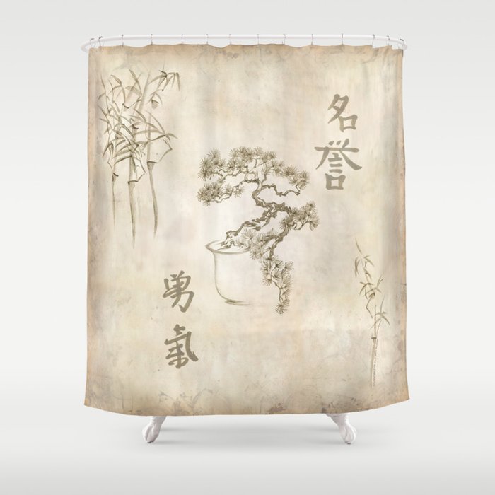 Zen Shower Curtain By Jay French Society6, Zen Shower Curtain