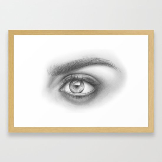 Eye Art Sexy Girl Beauty Model Woman Face Graphite