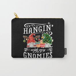 Hanging With My Gnomies Christmas Gnome Carry-All Pouch