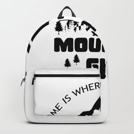 Home Is Where Your Heart Mountain Girl Backpack