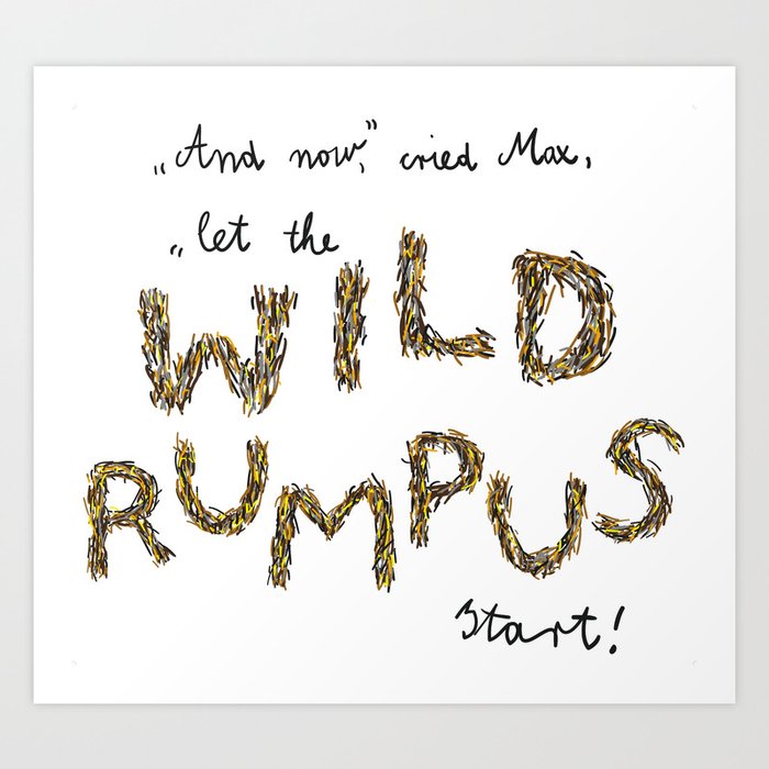 let the wild rumpus start printable