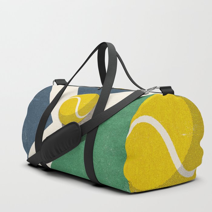 BALLS / Tennis (Hard Court) Duffle Bag | Graphic-design, Illustration, Retro, Vintage, Graphic, Design, Tennis, Hall, Hardcourt, Sport