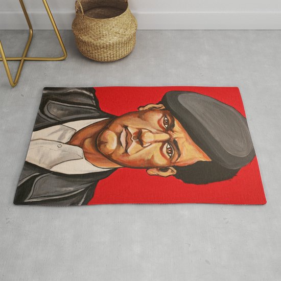 Huey Newton Revolutionary Rug By Aaronmaybin Society6