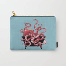 Giant Octopus in Bathtub Carry-All Pouch