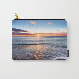 Tropical Sunset Relaxing Sandy Beach Carry-All Pouch