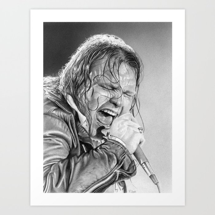 Meatloaf Sketch Art Print By Snookdesign Society6