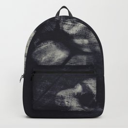 Puppet mask behind the veil Backpack | Texture, Fear, Photo, Halloween, Mystery, Frightful, Spooky, Black, Concept, Figure 