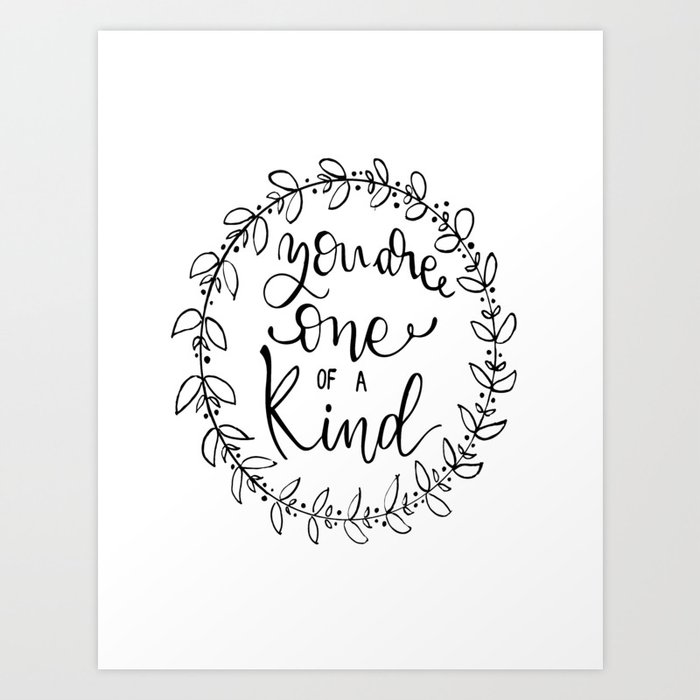 you are enough art one of a kind art print