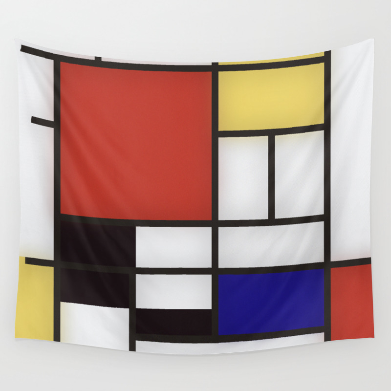 Piet Mondrian Wall Tapestry By Ariel Cnd Society6 Piet Mondrian Wall Tapestry By Ariel Cnd Society6