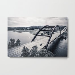 austin's 360 bridge in black & white Metal Print | Bridge, Digitalmanipulation, Water, Digital, Austin, Landscape, Architecture, Hdr, Highway, Texas 