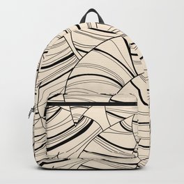 Abstract Black Lines Vector Pattern  Backpack | Vector, Abstract, Vintage, Minimalism, Lineart, Pattern, Street Art, Illustration, Vectorlines, Lines 
