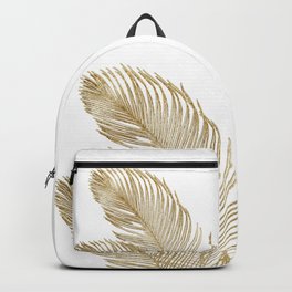 Palm Leaves Finesse Line Art with Gold Foil #2 #minimal #decor #art #society6 Backpack