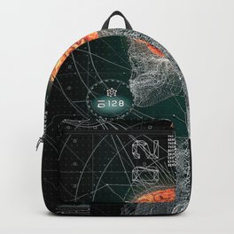 BRAIN Backpack | Colorful, Text, Energy, Anatomic, Digital, Skeleton, Love, Organ, Heart, Graphicdesign 