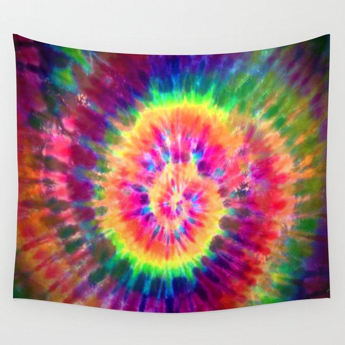 Tie Dye Wall Tapestry By Psychyprincess Society6 - How To Make A Tie Dye Wall Tapestry