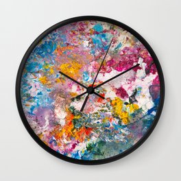 Splash of Color Wall Clock