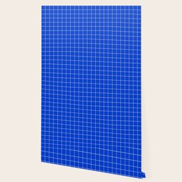 blue checkered wallpaper for any decor