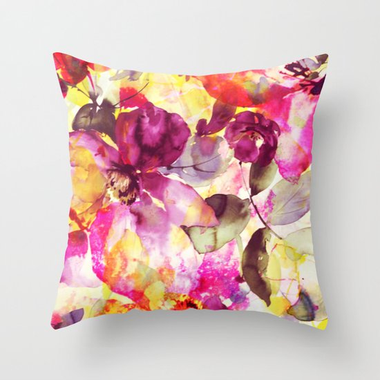 Potpourri Throw Pillow by Clemm Society6