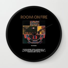 Room On Fire Wall Clock