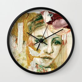 red bird Wall Clock