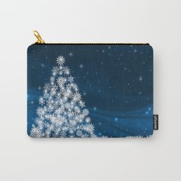Christmas Tree and Night Sky Carry-All Pouch