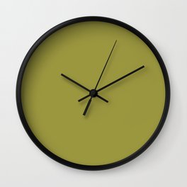 Pantone 16-0543 Golden Lime Wall Clock