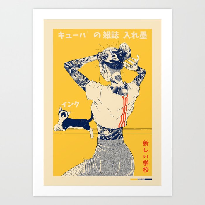 pic Society 6 Art Prints la tinta art print by elmenorenlahabana