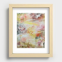 Cotton Candy Scars by Nadia J Art Recessed Framed Print