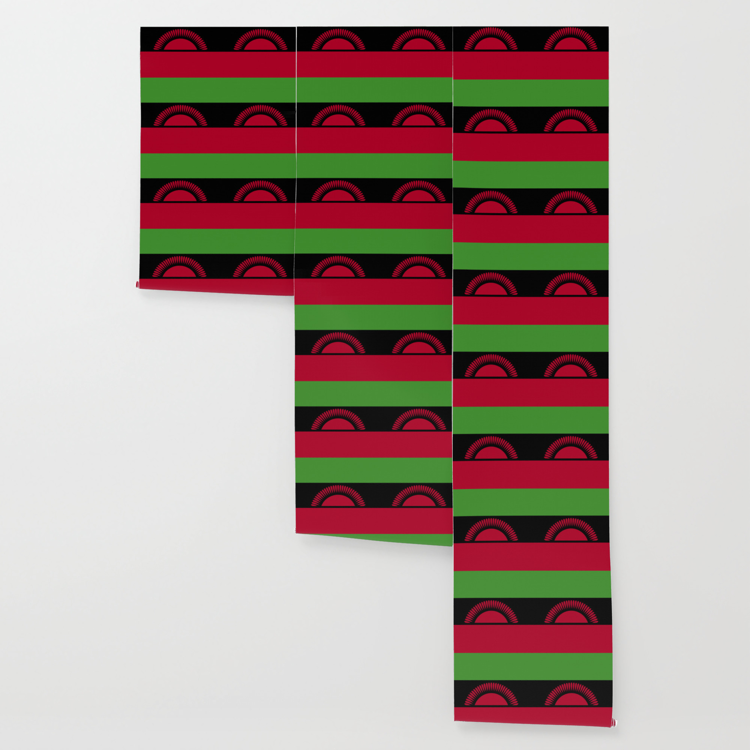 Malawi Flag Emblem Wallpaper By Textures Society6