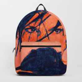 Victoria Beckham Backpack | Red, Victoriabeckham, Face, Edit, Painting, Person, Other, Lines, Celebrity, Digital 