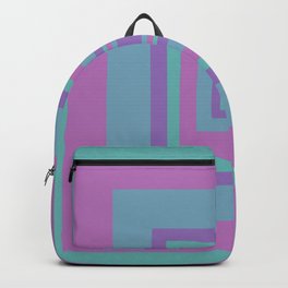 concentric rectangles 2 Backpack