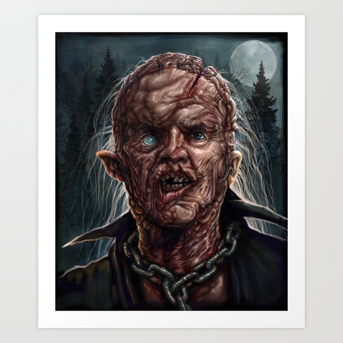 Jason Voorhees Unmasked Friday The 13th Art Print By Andrekoeks Society6
