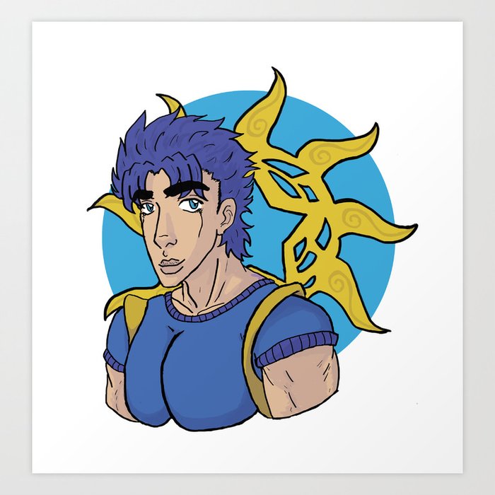 Jonathan Joestar Art Print By Ash Vash Society6