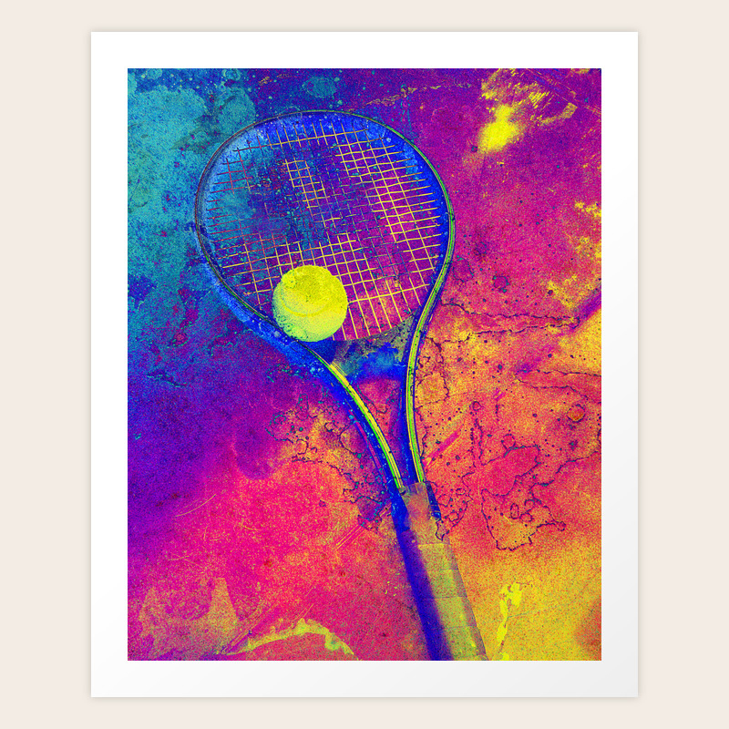 Tennis art Art Print by takumipark 