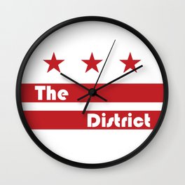 WASHINGTON, DC - THE DISTRICT II Wall Clock