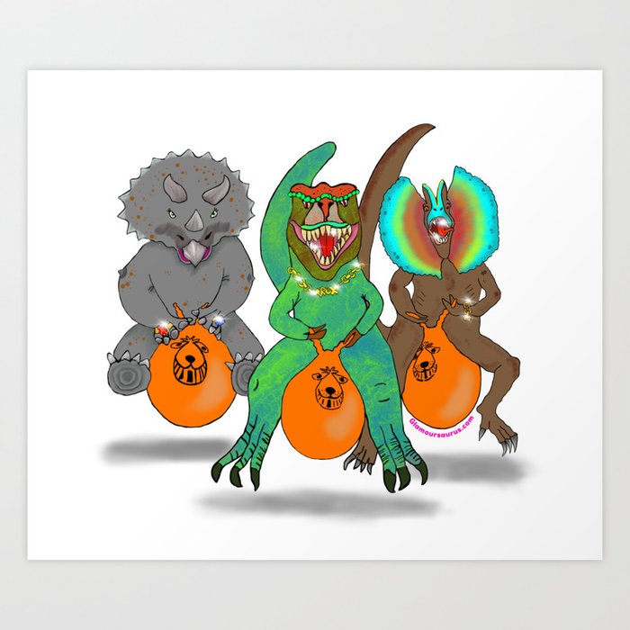 dinosaur space hopper
