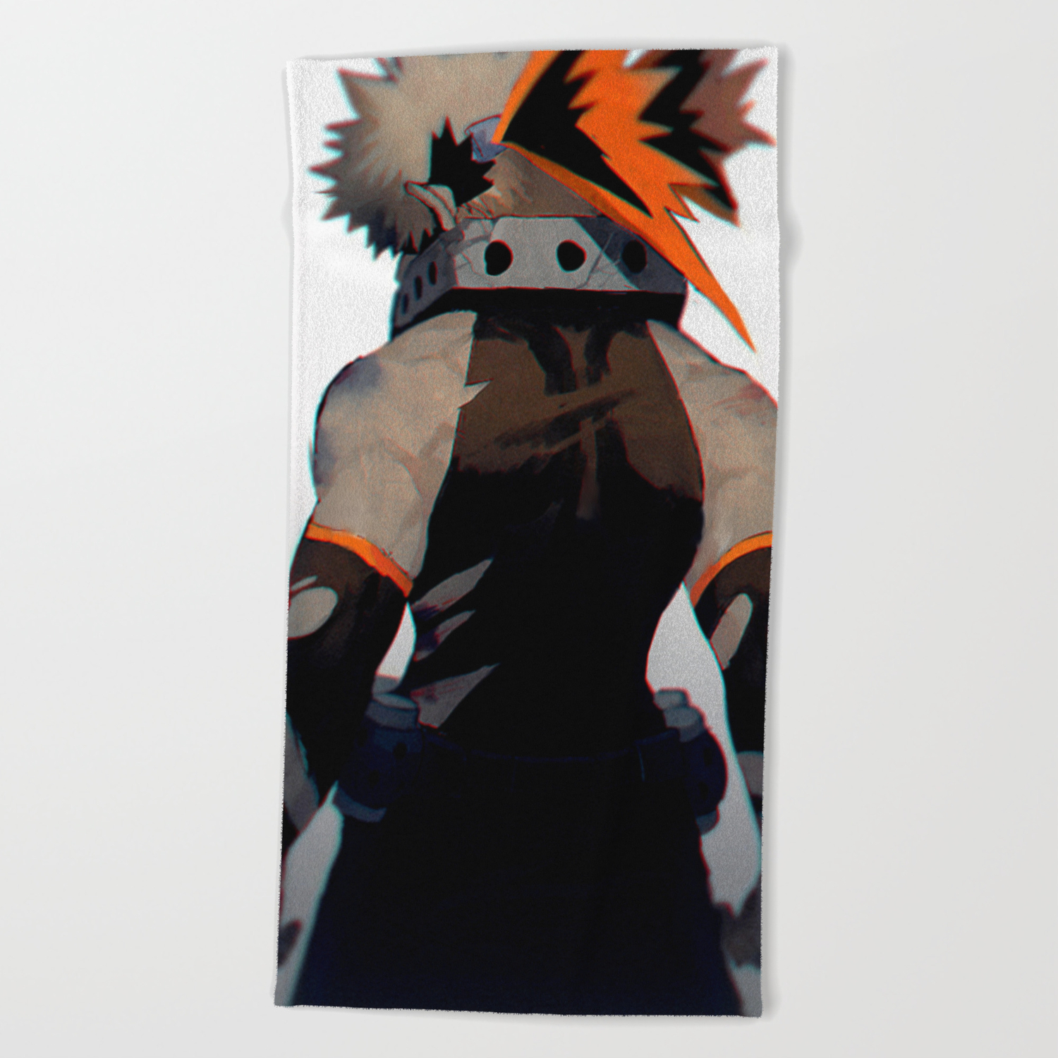 Katsuki Bakugo My Hero Academia Beach Towel By Mangasekai Society6