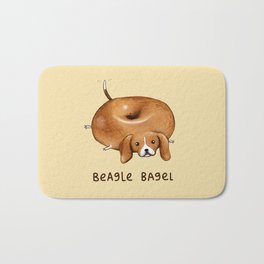Beagle Bagel Badematte