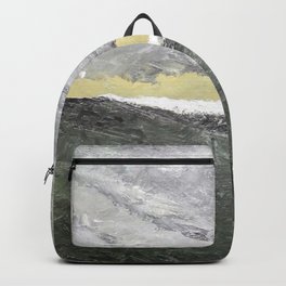 August Strindberg - Vague VII Backpack | Wallart, Marineart, Painting, Canvas, Oilpaint, Artprint, Illustration, Poster, Old, Frame 