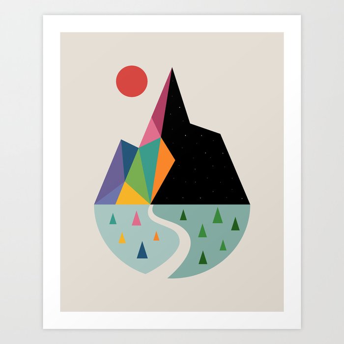 Discover the motif BRIGHT SIDE by Andy Westface as a print at TOPPOSTER