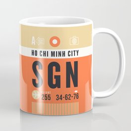 Luggage Tag A - SGN Ho Chi Minh City Vietnam Coffee Mug
