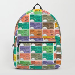 Train Ticket Montage Backpack