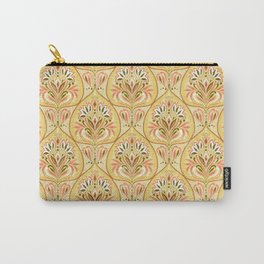 Motifs in Gold Carry-All Pouch