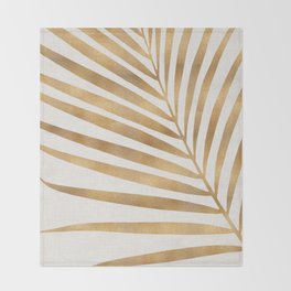 Metallic Gold Palm Leaf Decke