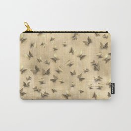 Butterfly Chaos Golden Pastel Carry-All Pouch