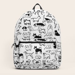 backpack with dogs on it