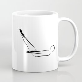 Abstract Pilates pose Coffee Mug