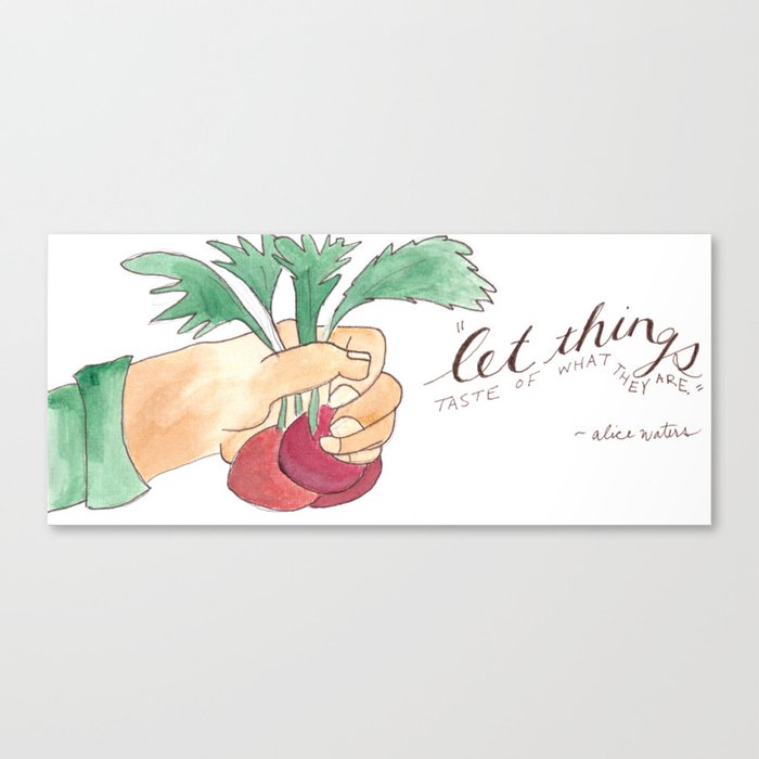 Let Things Taste Of What They Are Watercolor Drawing Canvas Print By Foodloves Society6 Love drawing but run out of cool ideas to draw when you are bored? society6