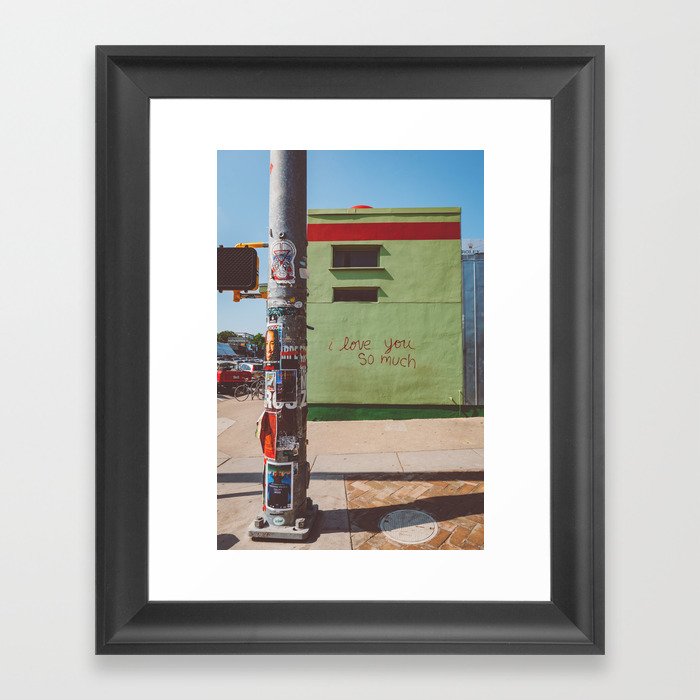 I Love You So Much Austin Framed Art Print By Bethanyyoung Society6